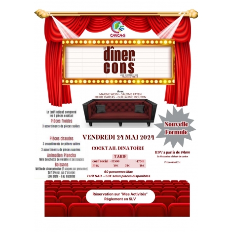 Sortie Théâtre "le dîner de cons" au casino