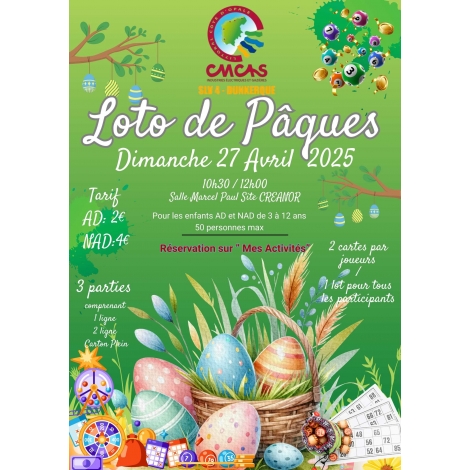 2025 SLVIE4 LOTO DE PÂQUES