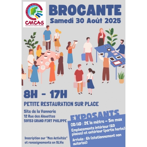 2025 CMCAS - BROCANTE CMCAS