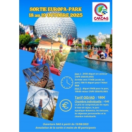 2025 SORTIE EUROPA PARK