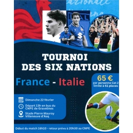 CMCAS 206 MATCH DE RUGBY