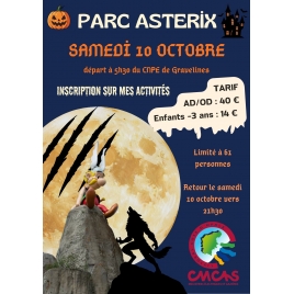 2026 CMCAS PARC ASTERIX HALLOWEEN
