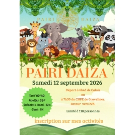 2026 CMCAS ZOO PAIRI DAIZA