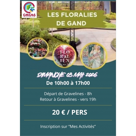 2026 CMCAS LES FLORALIES DE GAND